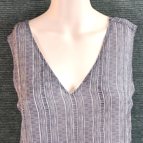 Ecru Silk Summer Shift Dress - Picture 5 of 12